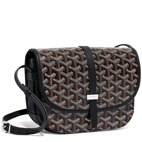 black goyard messenger bag|goyard crossbody bag men.